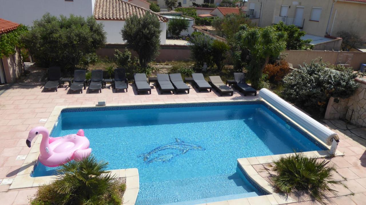 Les 2 Dauphins Villa Le Barcarès Buitenkant foto